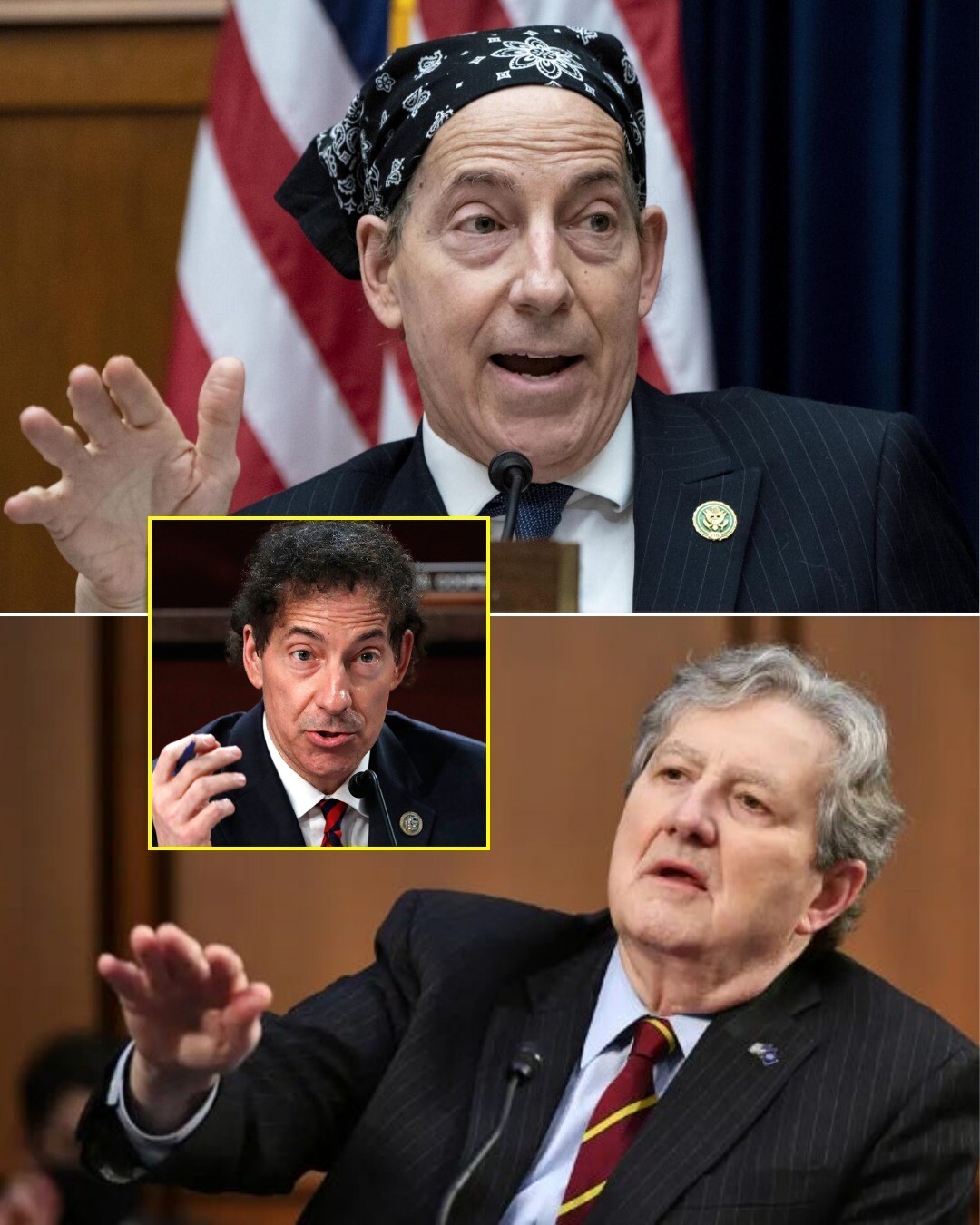 Jamie Raskin Calls Sen. Kennedy “Moron” at a Protest