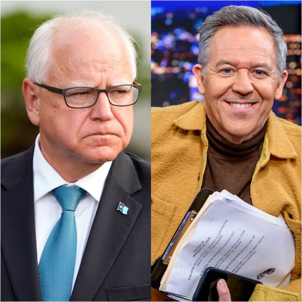 Tim Walz goes berserk after being knocked out by Greg Gutfeld in shocking live TV fight