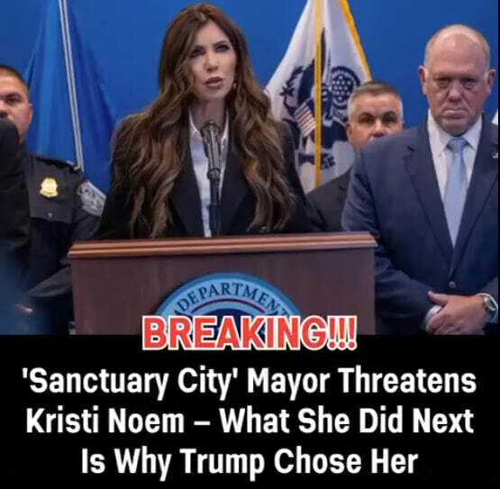 After “Sanctuary City” Showdown, Kristi Noem Sends a Warning Washington Can’t Ignore
