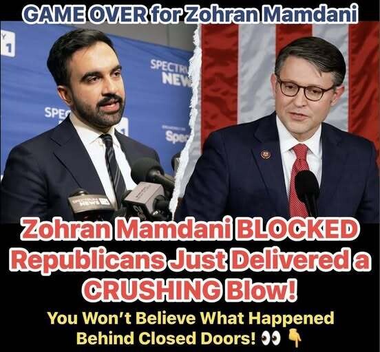 Republicans Move to Block Zohran Mamdani After Historic NYC Mayoral Win