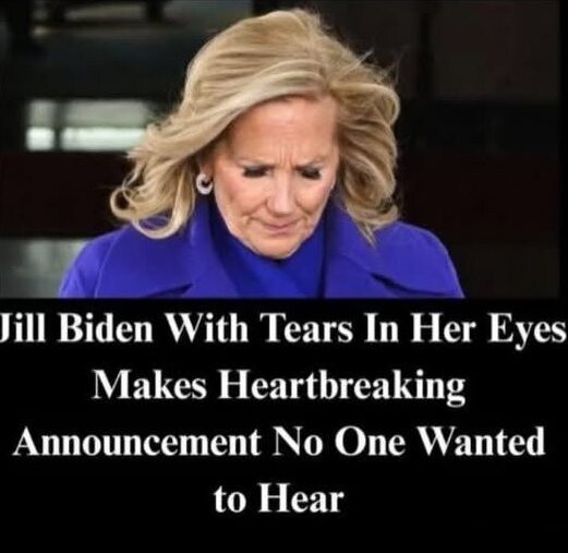 First Lady Jill Biden Makes Emotional Announcement