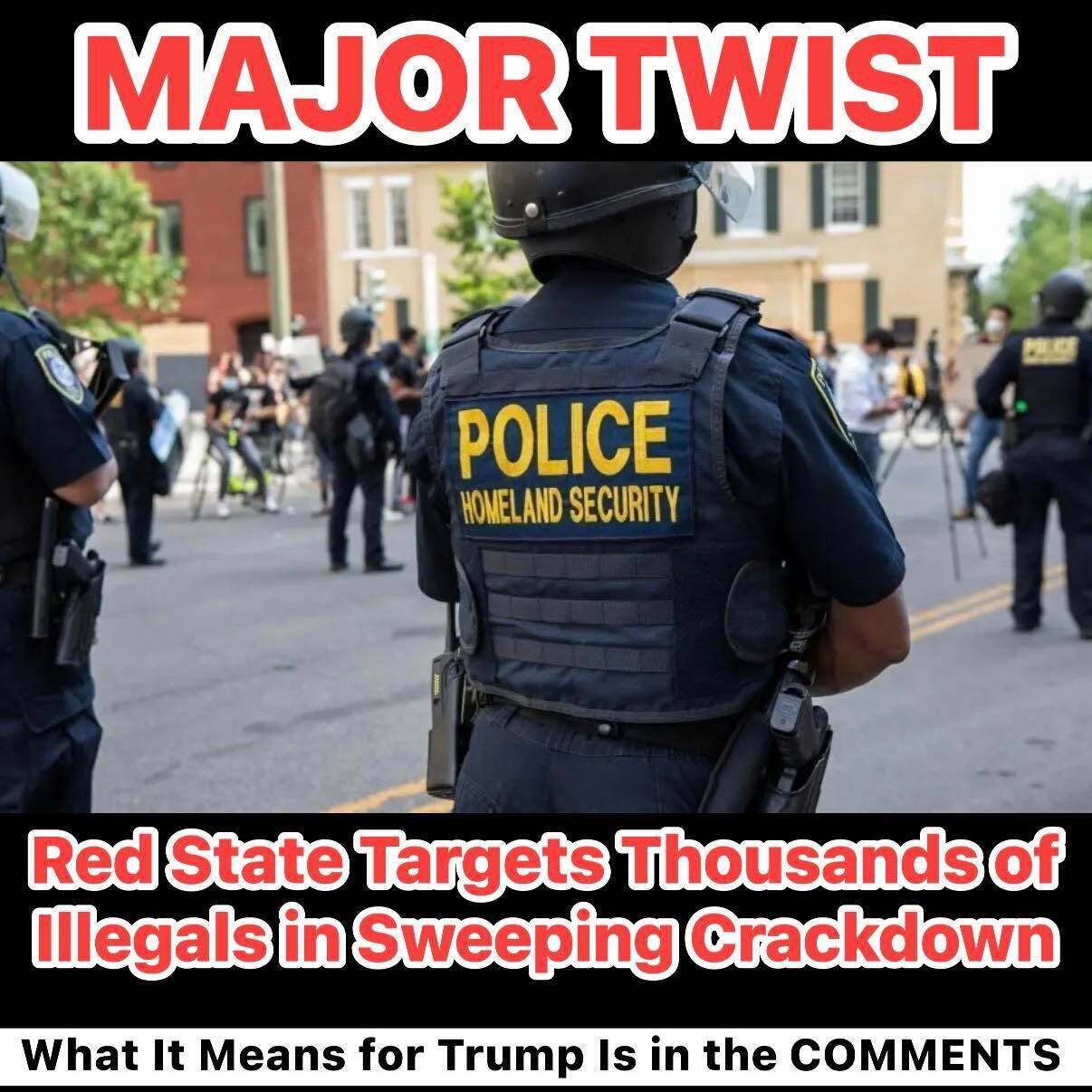 Red State Police Force Makes Major Effort to Help ICE, Arrests Thousands Of Illegal Aliens in Sweeping Operation