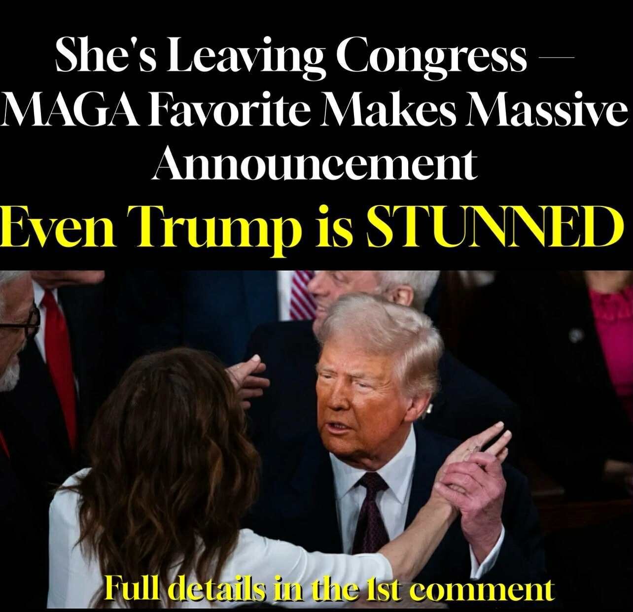 She’s Leaving Congress — MAGA Favorite Makes Massive Announcement