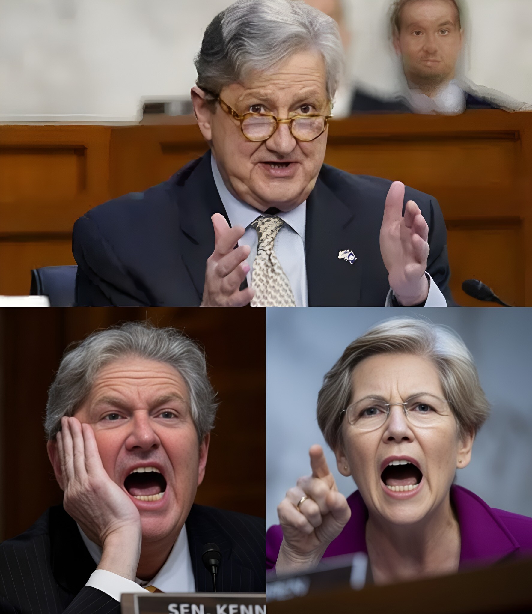 BREAKING NEWS: KENNEDY DELIVERS “VICIOUS” BLOW THAT CHOKES WARREN — “YOU’RE USING THE AMERICAN FLAG TO COVER UP FRAUD!”