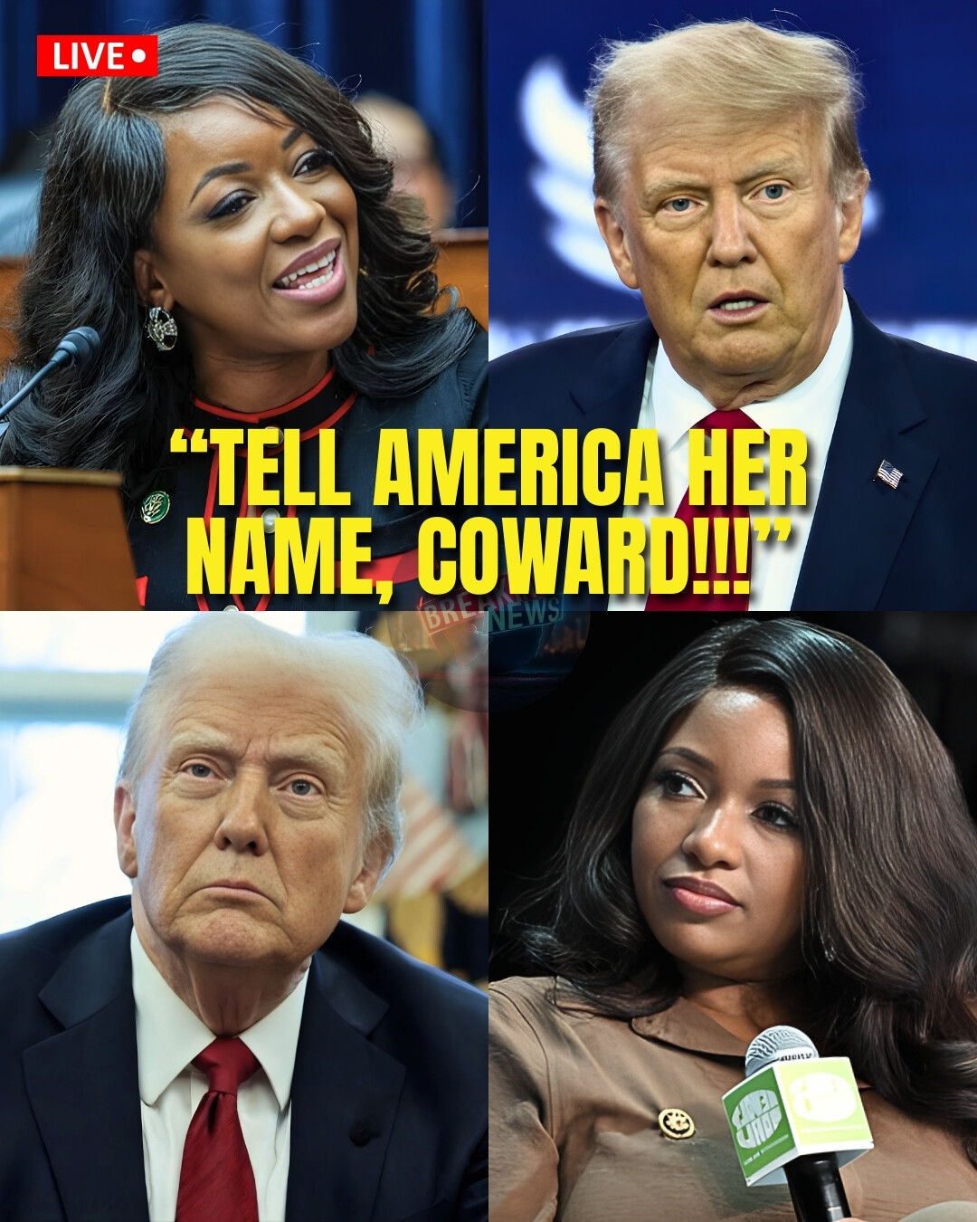 BREAKING NEWS: Jasmine Crockett claims a T.r.u.m.p DNA bombshell on air — and within 47 seconds he’s urging cameras to be cut