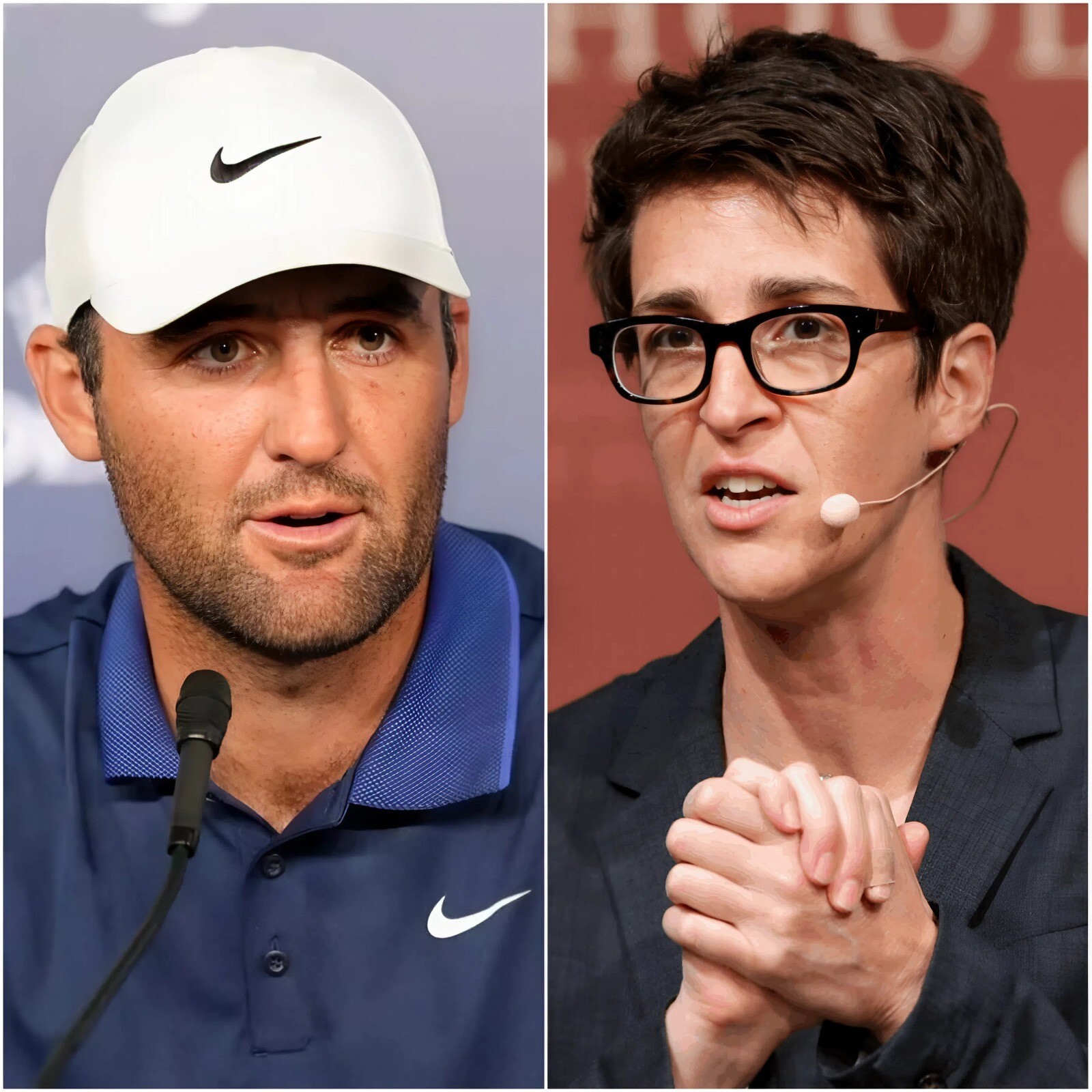 “YOU NEED TO BE SILENT!” Rachel Maddow’s Tweet Against Scottie Scheffler Backfires Spectacularly as He Reads Every Word on Live TV