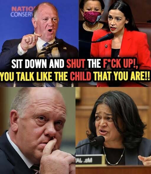 Tom Homan Clashes With AOC and Jayapal in Explosive Congressional Hearing Over Border Enforcement and Child Separation