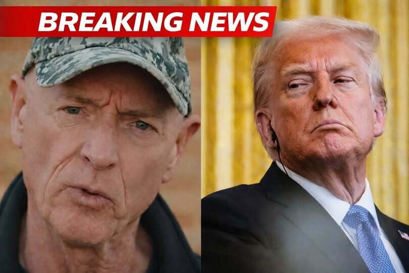 JUST IN : Sen. Mark Kelly just publicly confronted Trump