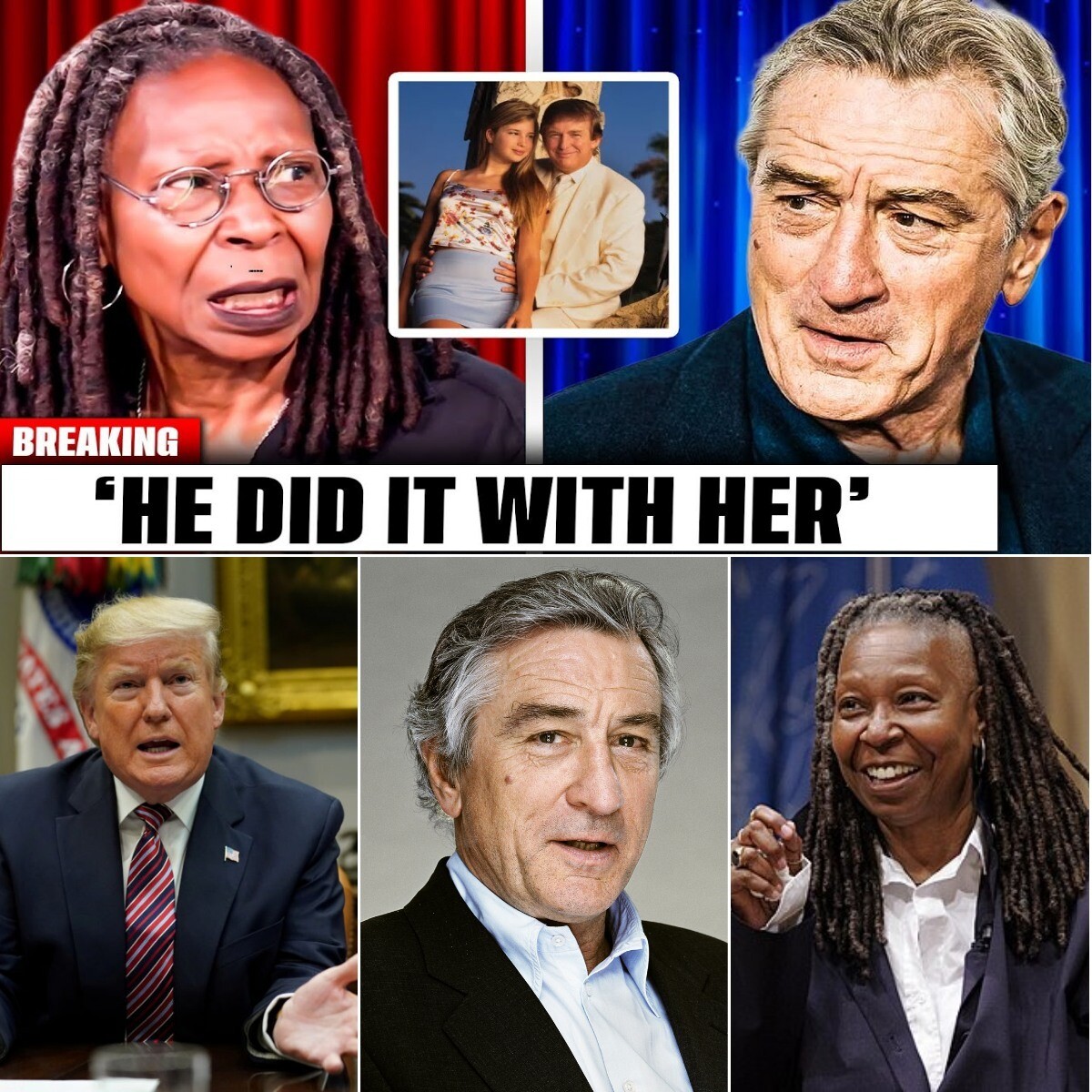BREAKING: T.r.u.m.p LOSES IT After Whoopi Goldberg & Robert De Niro “EXPOSE” T.r.u.m.p’s DIRTY SECRET on LIVE TV — MELTDOWN ERUPTS 