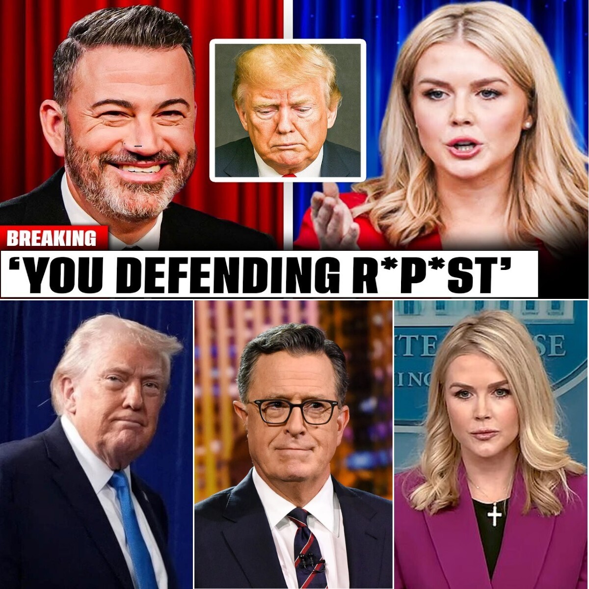 BREAKING: Jimmy Kimmel DESTROYS Karoline Leavitt on LIVE TV — Trump GOES NUTS as CHAOS ERUPTS