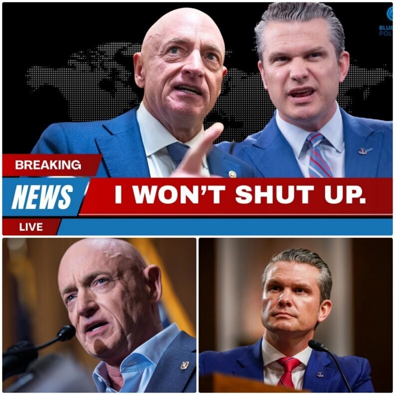 The Line in the Sand: Senator Mark Kelly’s Defiant Stand Against Military Intimidation and the Erosion of the First Amendment