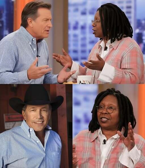 The moment Whoopi Goldberg barked, “SOMEBODY CUT HIS MIC!” — it was already far, far too late. George Strait had just turned The View into a honky