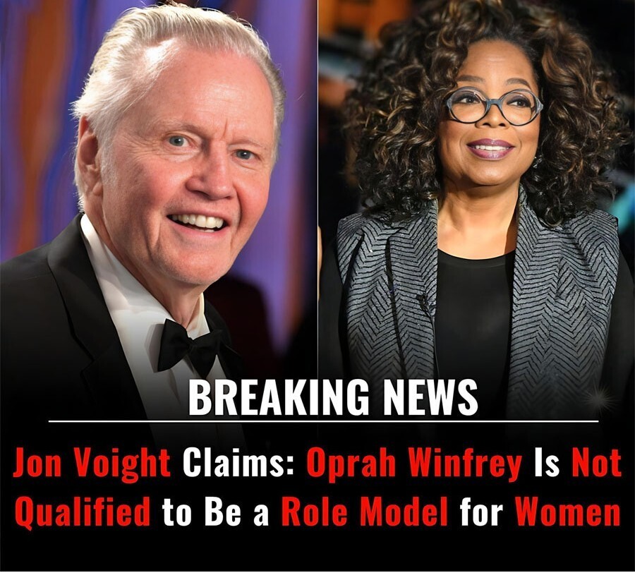 Jon Voight is stirring up controversy with his latest comments, calling Oprah Winfrey “not qualified” to be a role model for women