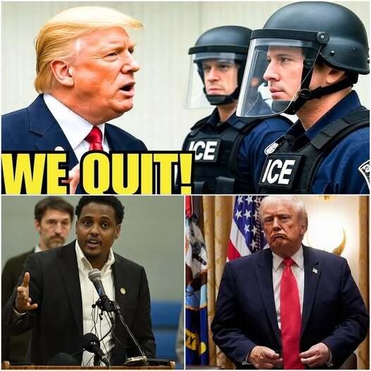 IMMIGRATION IMPLOSION: TRUMP FURIOUS AS 5000 ICE COPS QUIT OVER MINNESOTA ICE MURDER: “THIS IS THE LAST STRAW!”