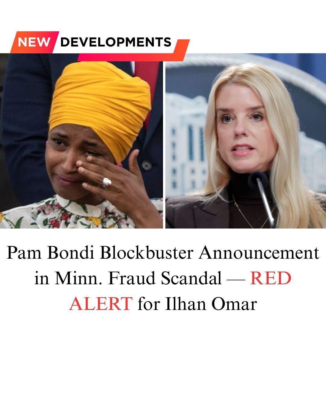 Bondi Announces Dozens Of Somali Arrests In Widening Minn. Fraud Scandal