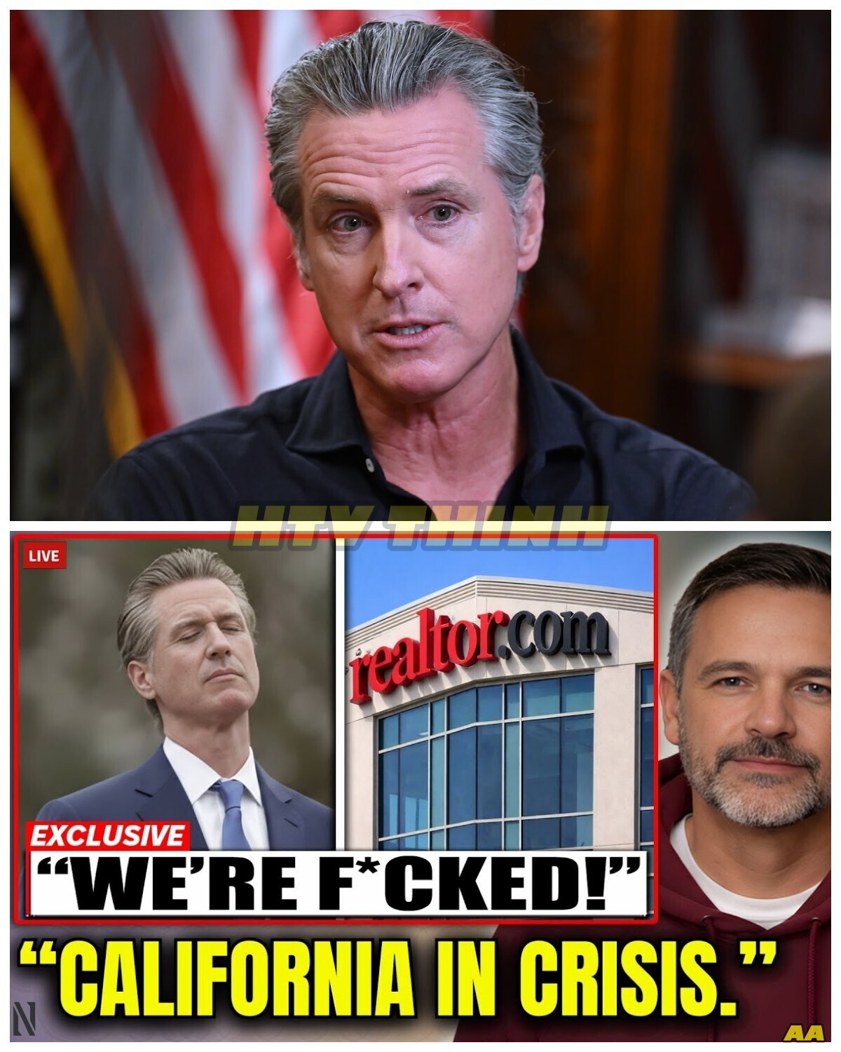 Governor Newsom Faces MAJOR PRESSURE as Realtor.com LEAVES California—What’s Really Behind the Mass Exit?