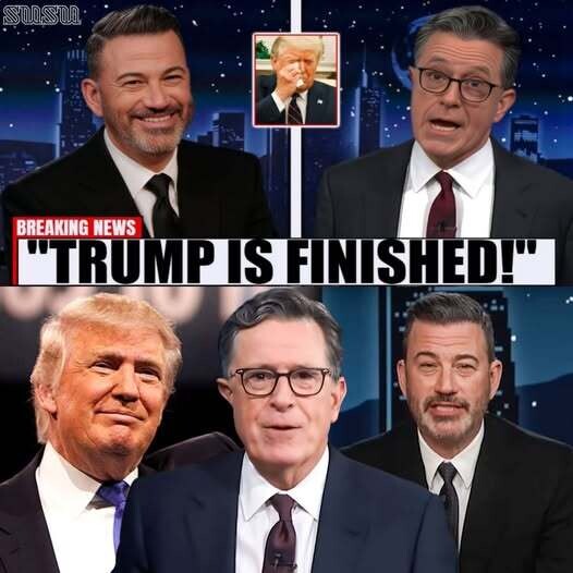 BREAKING: TRUMP ERUPTS After STEPHEN COLBERT & JIMMY KIMMEL OBLITERATE Him LIVE ON TV — BRUTAL LATE-NIGHT TAKEDOWN SENDS STUDIO INTO TOTAL CHAOS