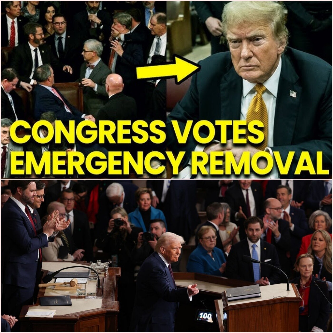 Trump REFUSES to STEP DOWN as Congress VOTES Emergency REMOVAL