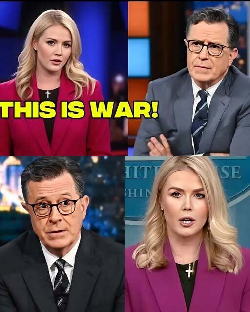 STEPHEN COLBERT READS KAROLINE LEAVITT’S ENTIRE BIO ON LIVE TV - THEN SAYS “SIT DOWN, BABY GIRL.”