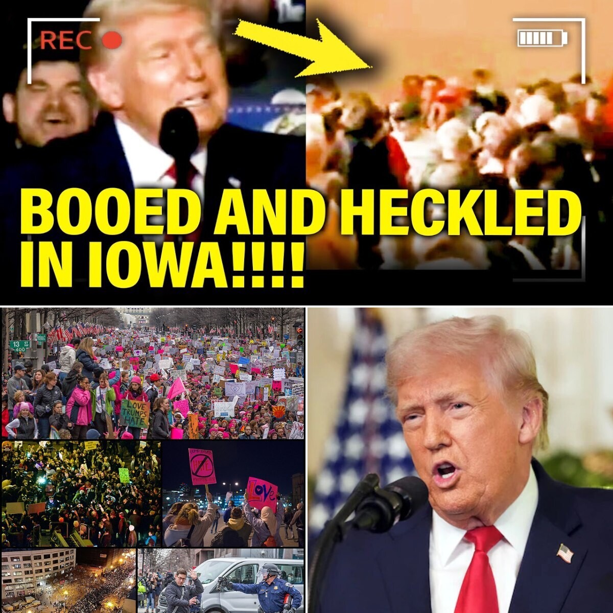  IOWA CROWD SHOCKER: TRUMP DELIVERS DISASTER SPEECH — Gets BOOED Hard Amid Chaos Fallout & Economic Backlash Storm!