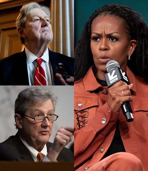 MICHELLE O.B.A.M.A exploded on X demanding JOHN NEELY KENNEDY be silenced forever — but the vicious att@ck backfired catastrophically