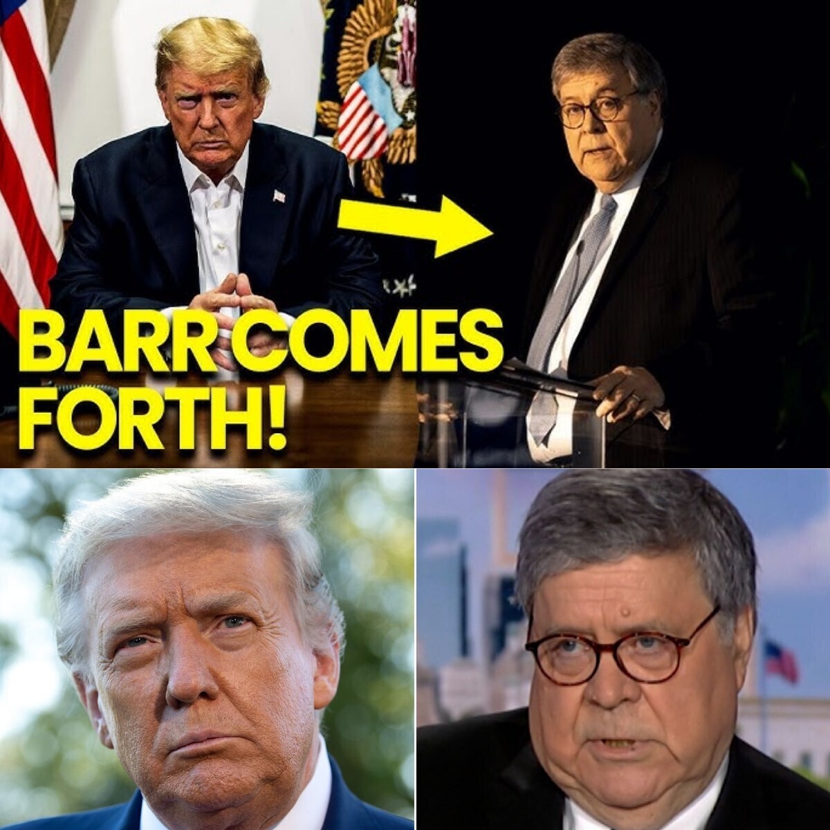 In a stunning reversal, former Attorney General Bill Barr has finally broken his silence, delivering remarks about Donald Trump that insiders say are nothing short of catastrophic