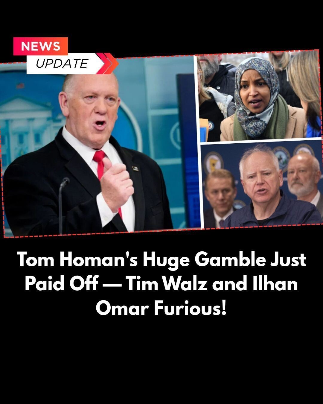 Homan Says Immigration Enforcement Will Continue In Minneapolis