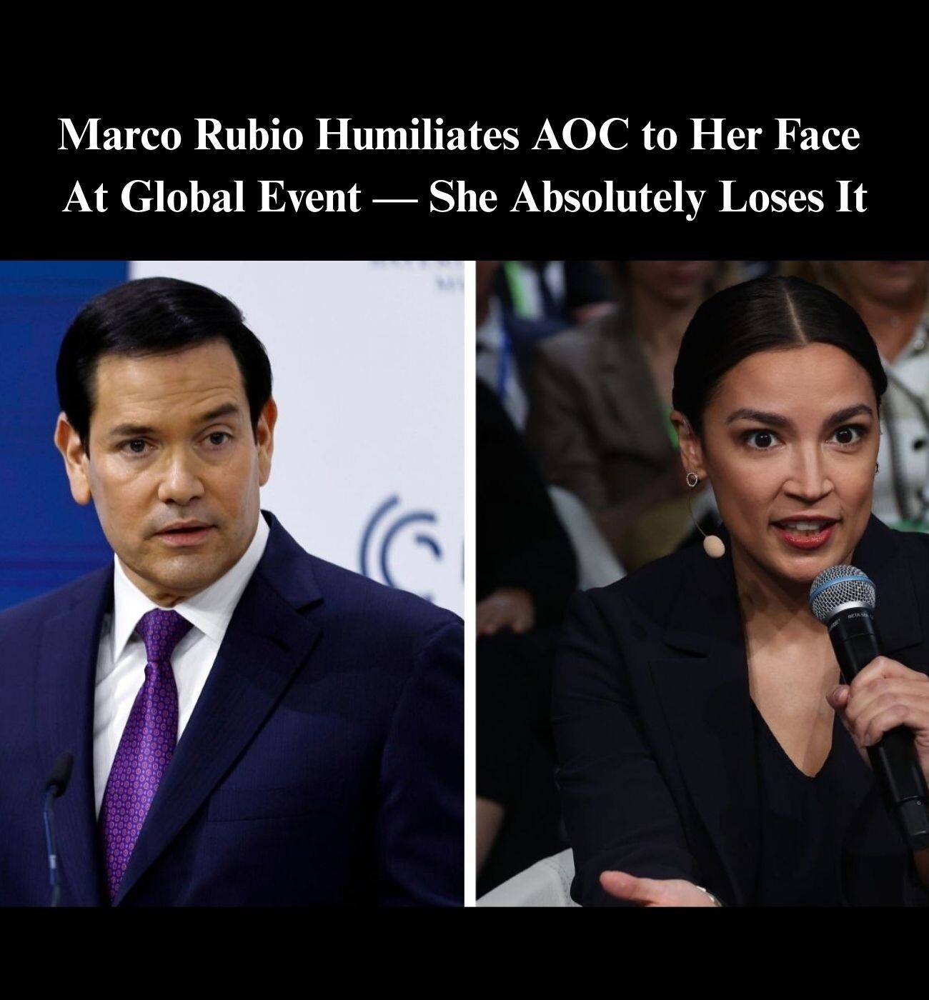 Rubio Gets Standing Ovation in Munich As AOC Melts Down, Crumbles