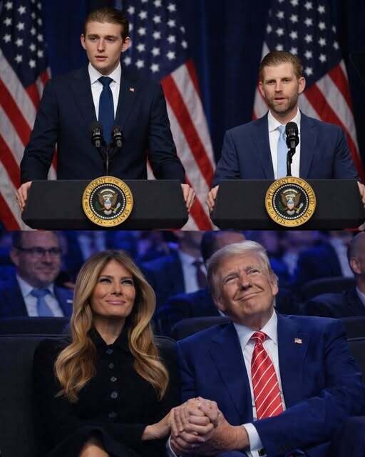 INSIDE THE WHITE HOUSE: THE NIGHT BARRON & ERIC TRUMP TOOK THE STAGE — AND WHAT DONALD TRUMP TAUGHT THEM LONG BEFORE THE SPOTLIGHT3!