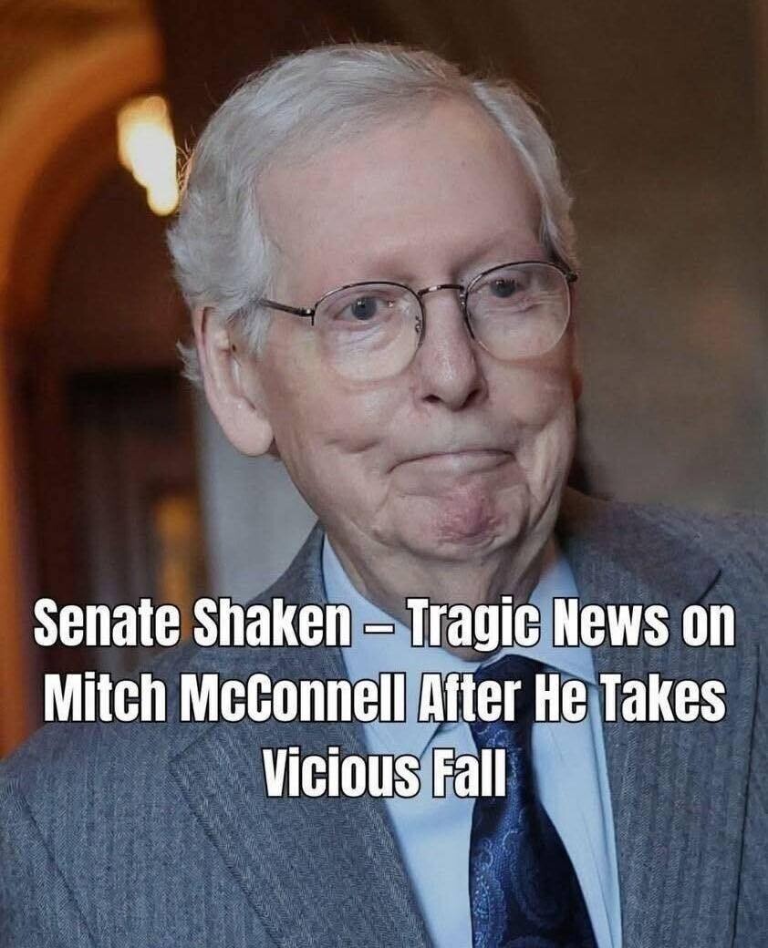 Mitch McConnell Suffers Another Fall, Leaving Questions About His Senate Future