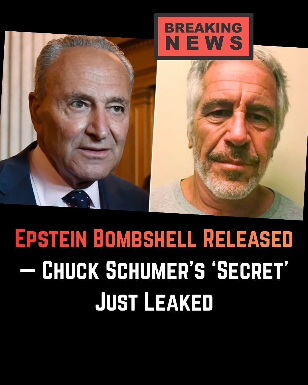 Chuck Schumer Makes Huge Admission About Epstein Files