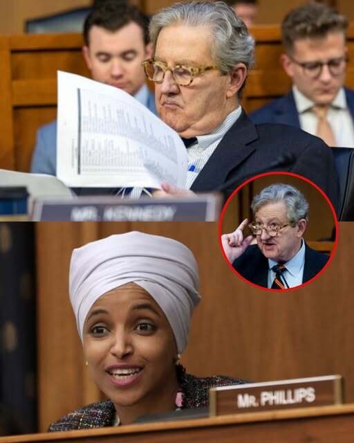 Kennedy drops final omar file on senate floor – chamber froze for 42 seconds as he read the one line that ended her...