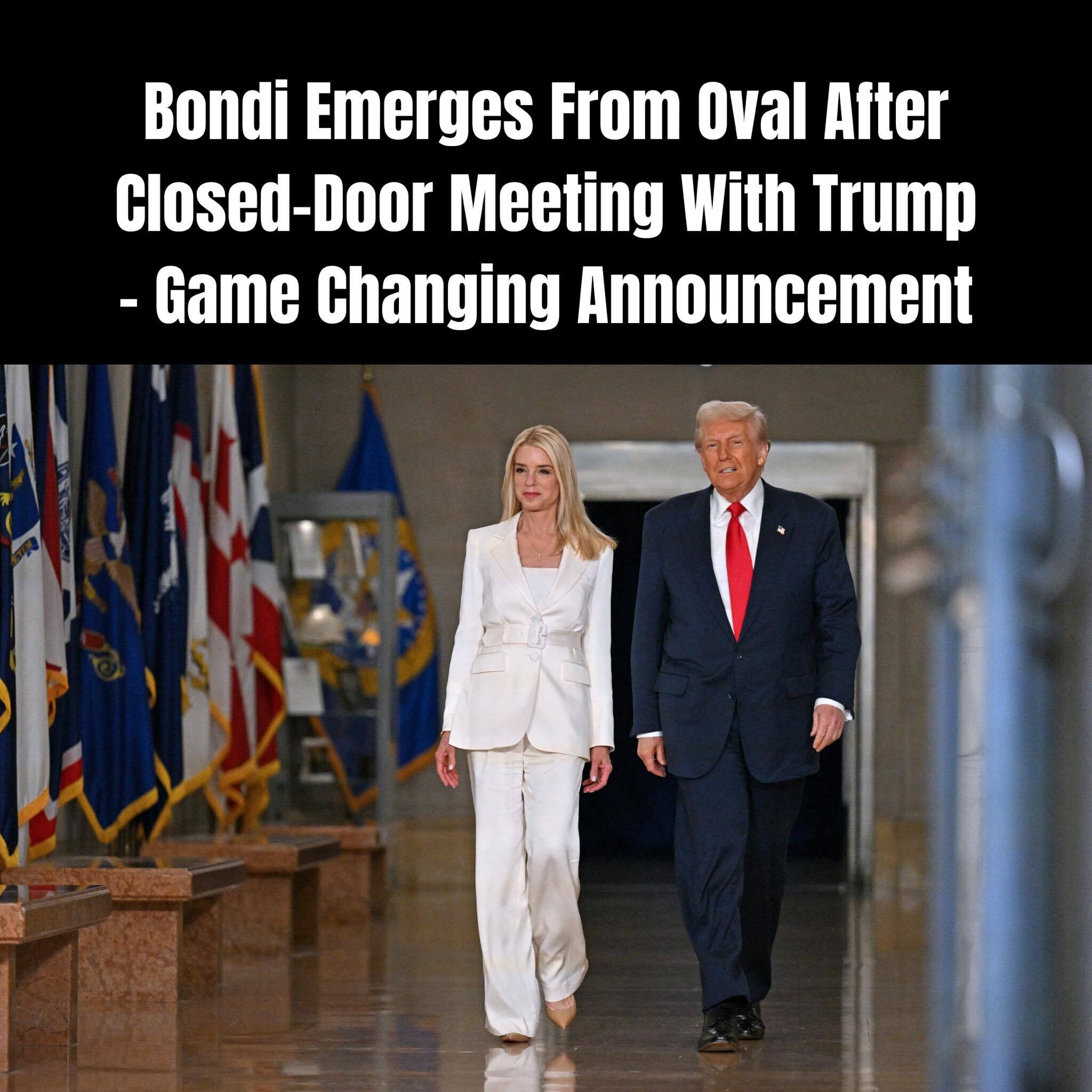 Bondi Says DOJ ‘Weaponization’ Against Americans Has Ended