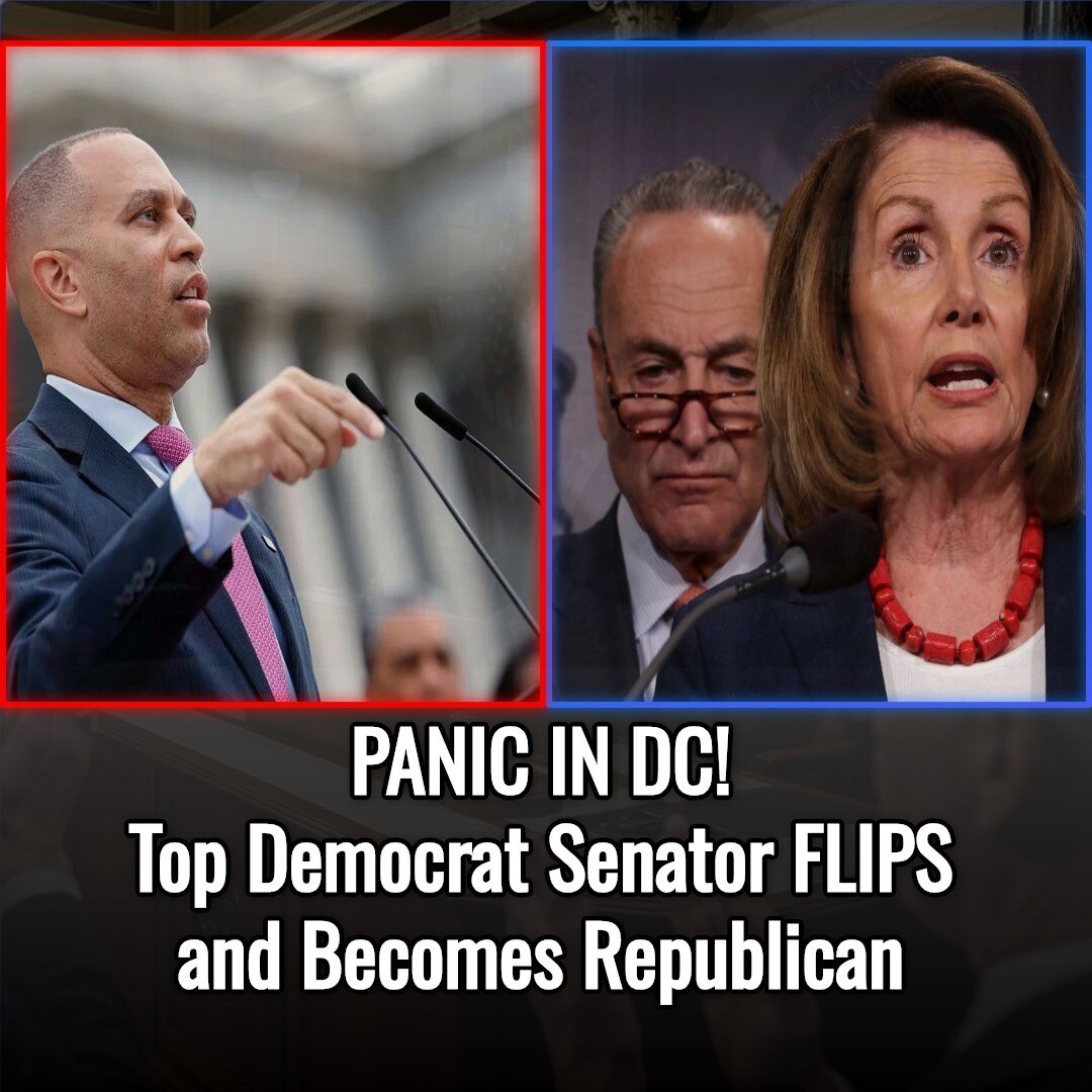 PANIC IN DC - Top Democrat Senator FLIPS and Becomes Republican