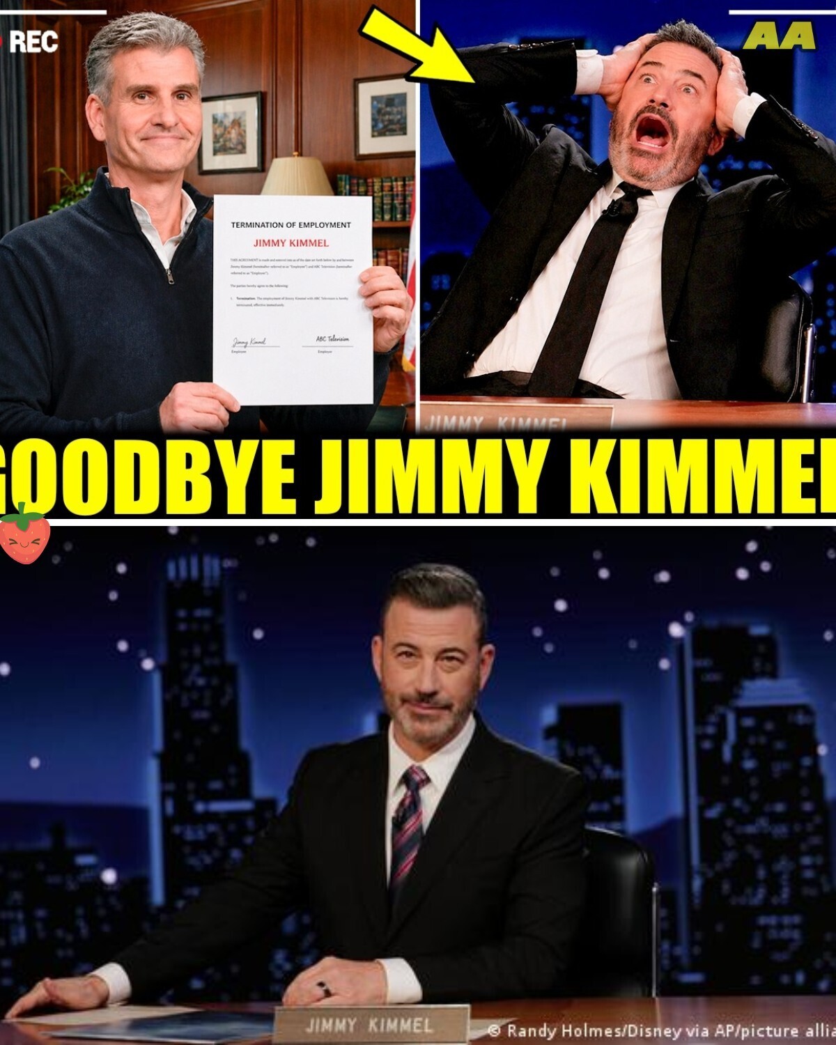 Disney CEO Drops NIGHTMARE NEWS On Jimmy Kimmel Over Trump Assassination Jokes