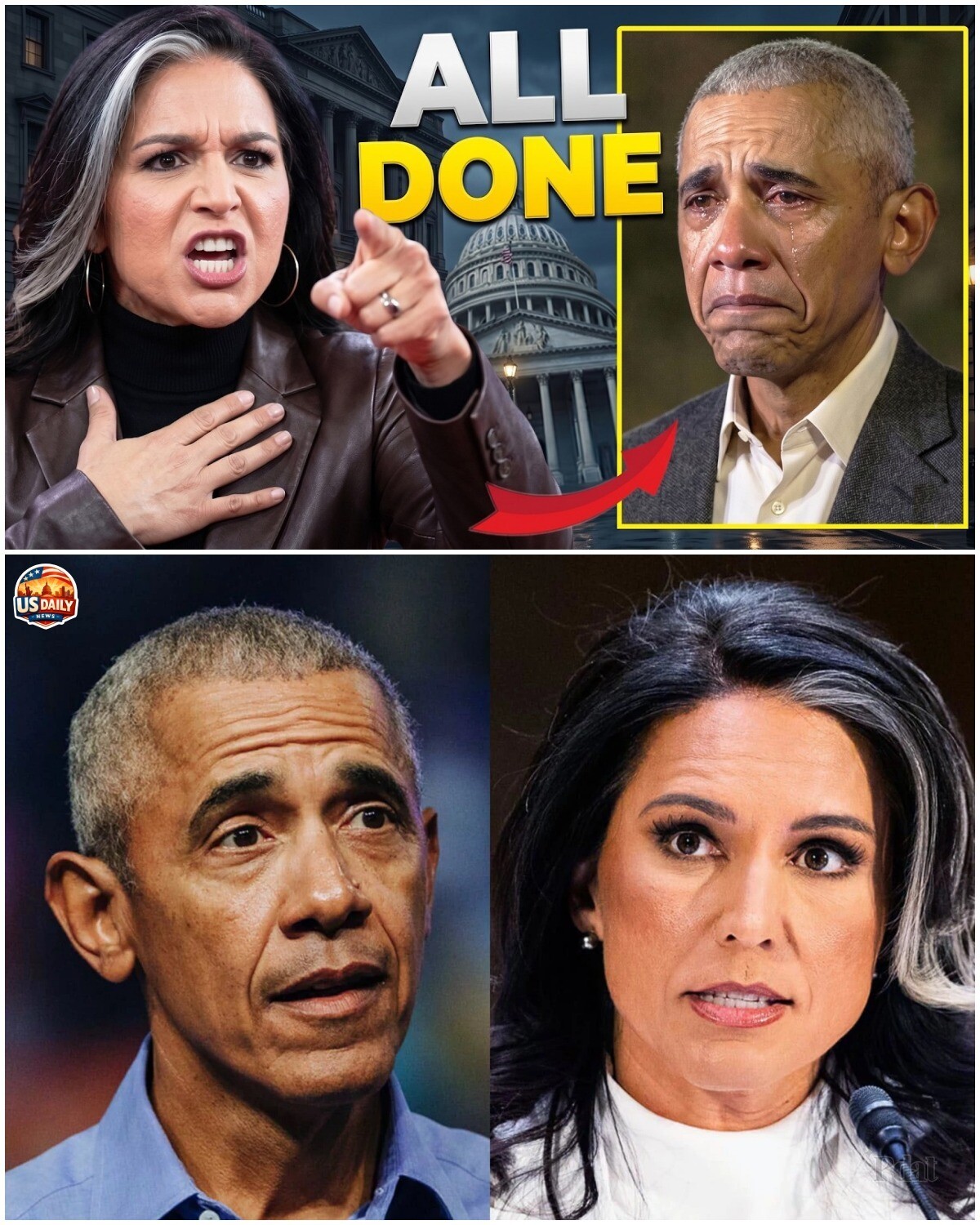 Obama Attacked Tulsi on Live TV… The Document She Pulled Out Left Him FROZEN