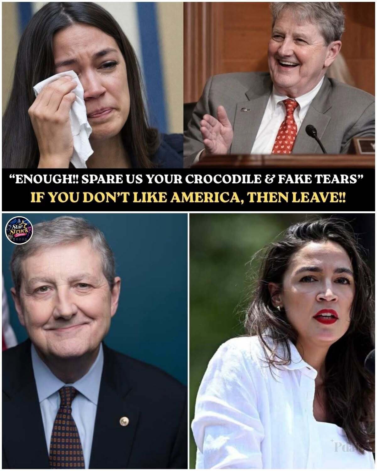 AOC Left SPEECHLESS And In TEARS as Sen John Kennedy CALMLY HUMILIATES Her With Her Own Words - News